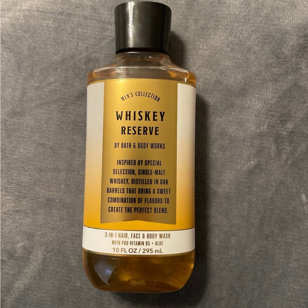 Bath & Body Works Gold Body Wash Whiskey Reserve